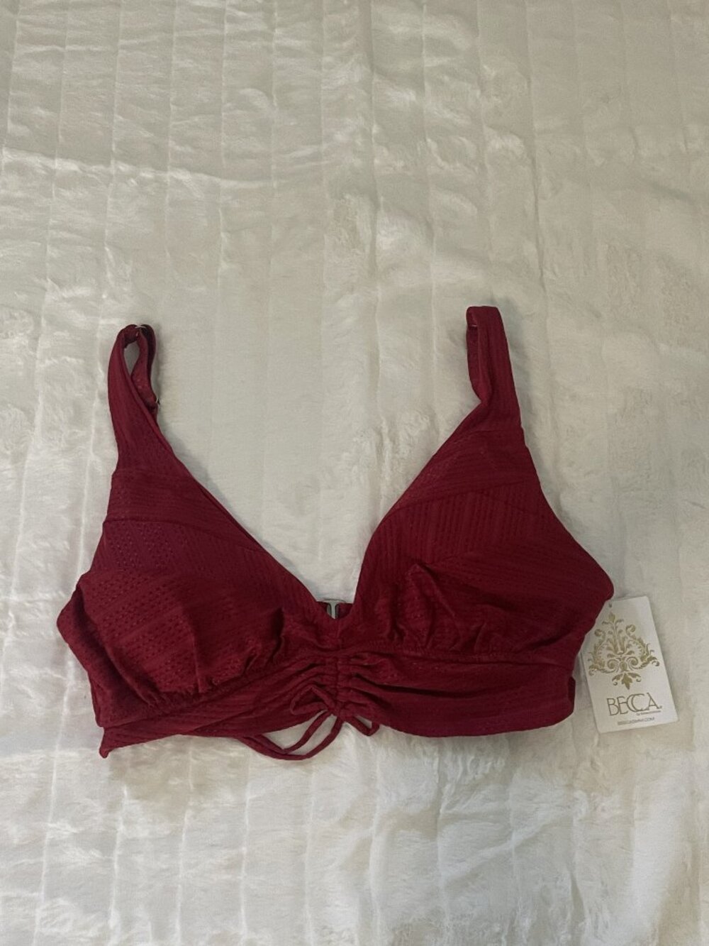 Red BECCA Swimwear bikini top